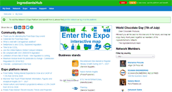 Desktop Screenshot of ingredientshub.com